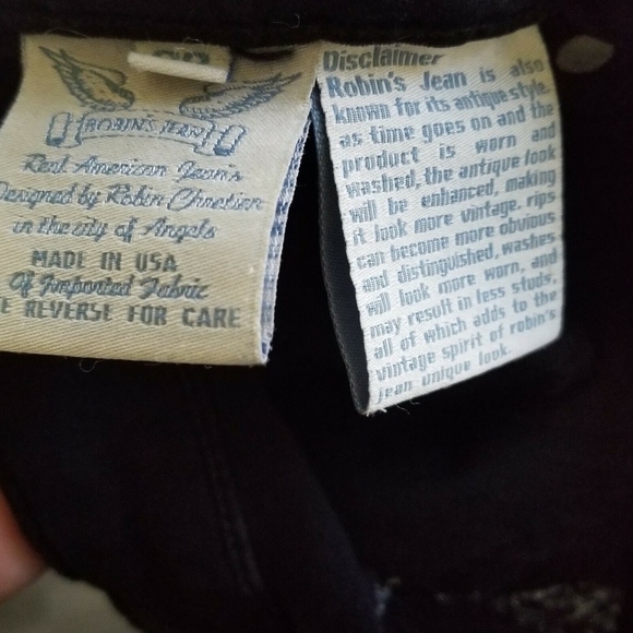 Robins Jean Marilyn straight Low rise Fray Hem - Picture 7 of 8